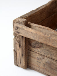 antique wood farm crate