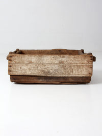 antique wood farm crate