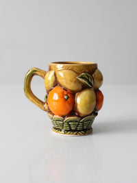 mid-century Inarco fruit mug
