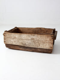antique wood farm crate