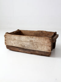 antique wood farm crate