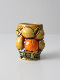 mid-century Inarco fruit mug