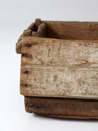 antique wood farm crate