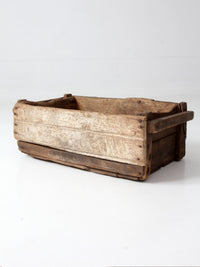 antique wood farm crate