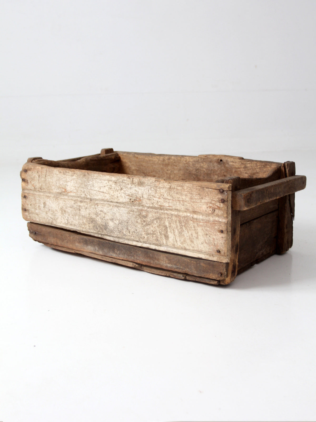 antique wood farm crate