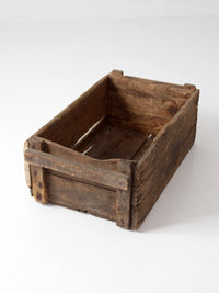 antique wood farm crate