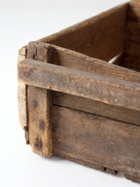 antique wood farm crate
