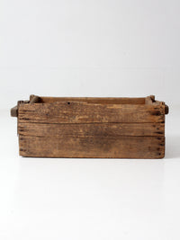 antique wood farm crate
