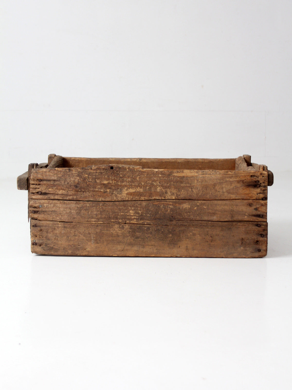 antique wood farm crate