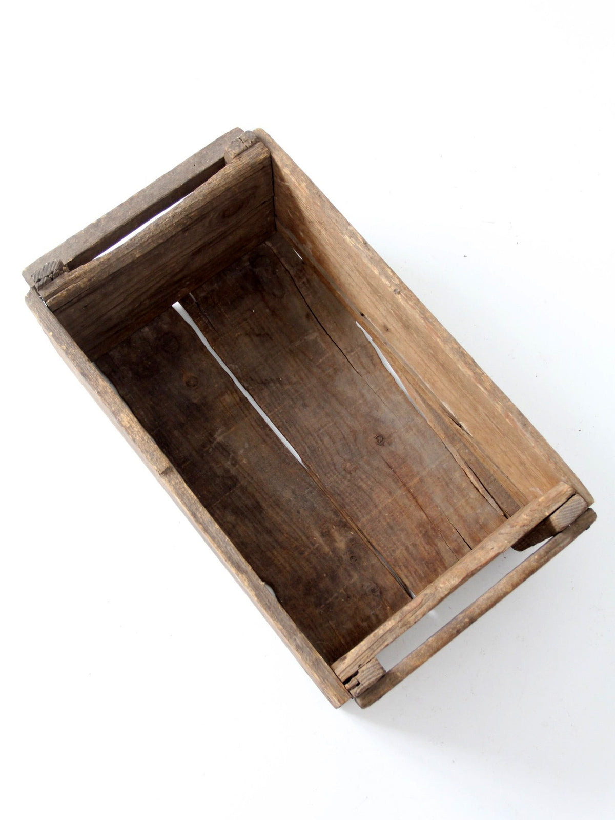 antique wood farm crate