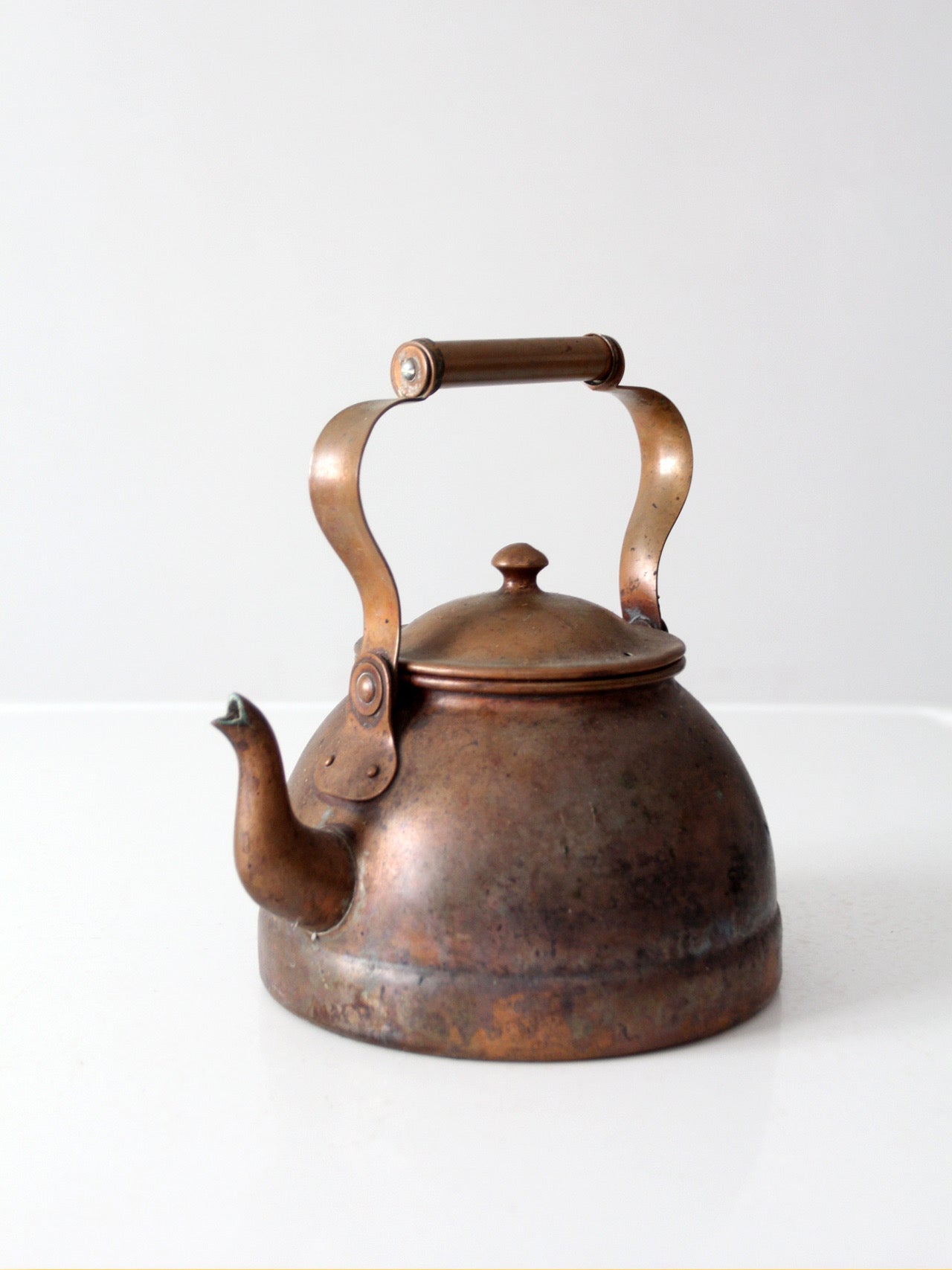 antique copper kettle