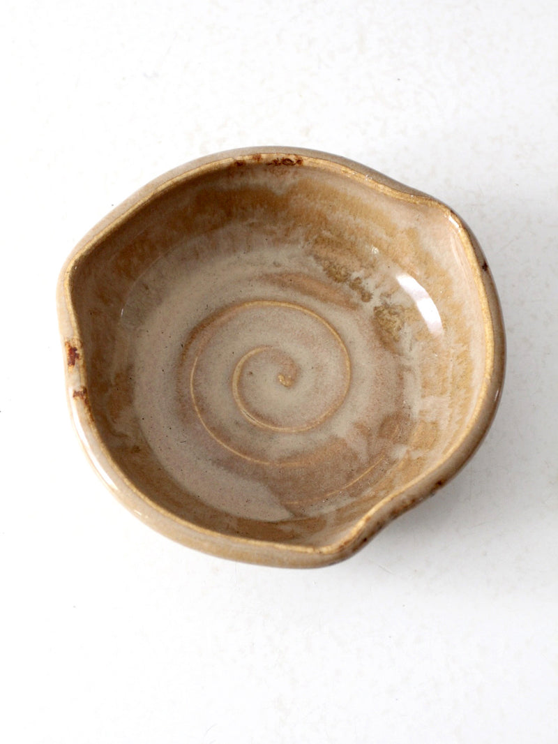 vintage studio pottery bowl