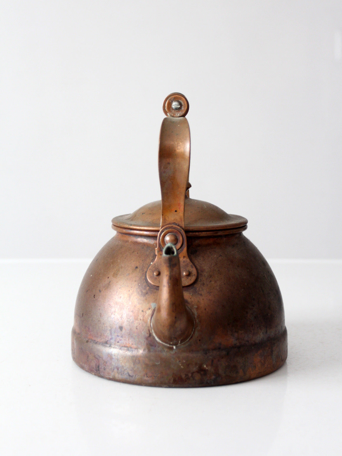 antique copper kettle