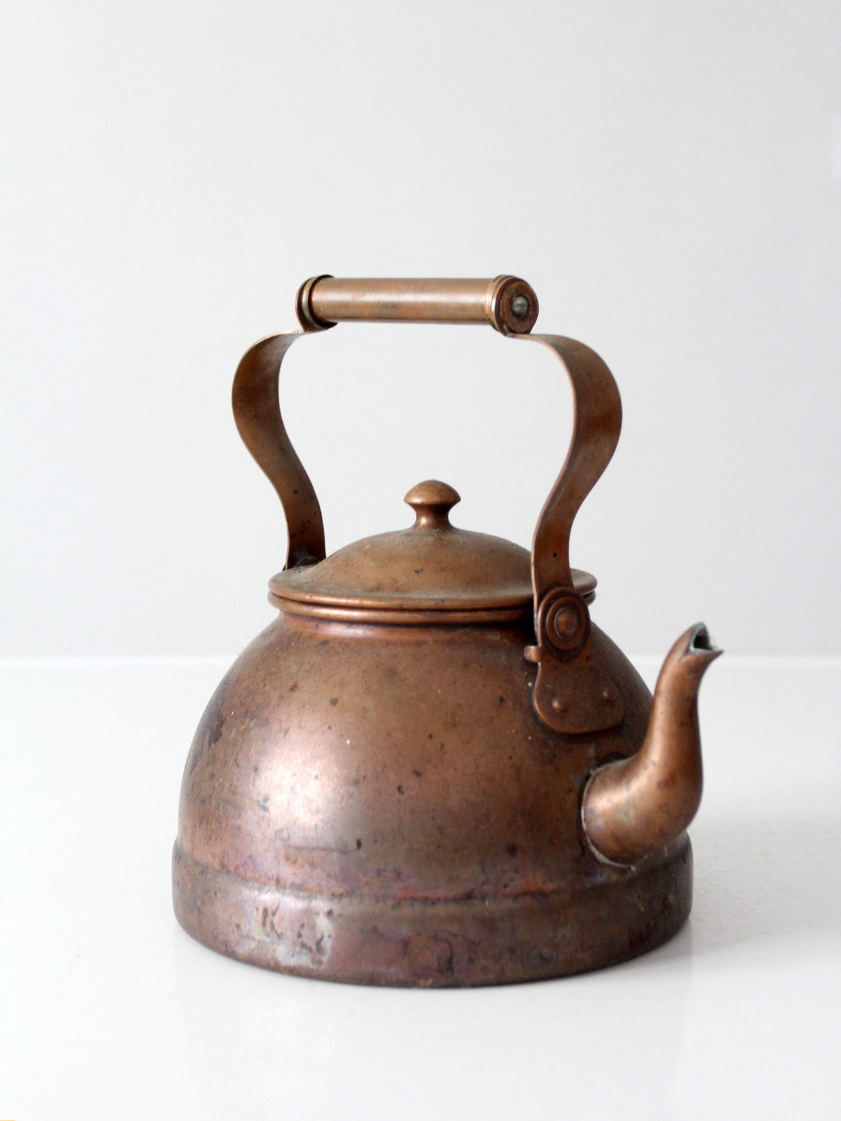 antique copper kettle
