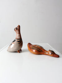 vintage Tonala duck | Mexican folk art pottery