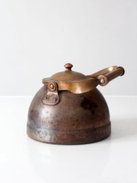 antique copper kettle