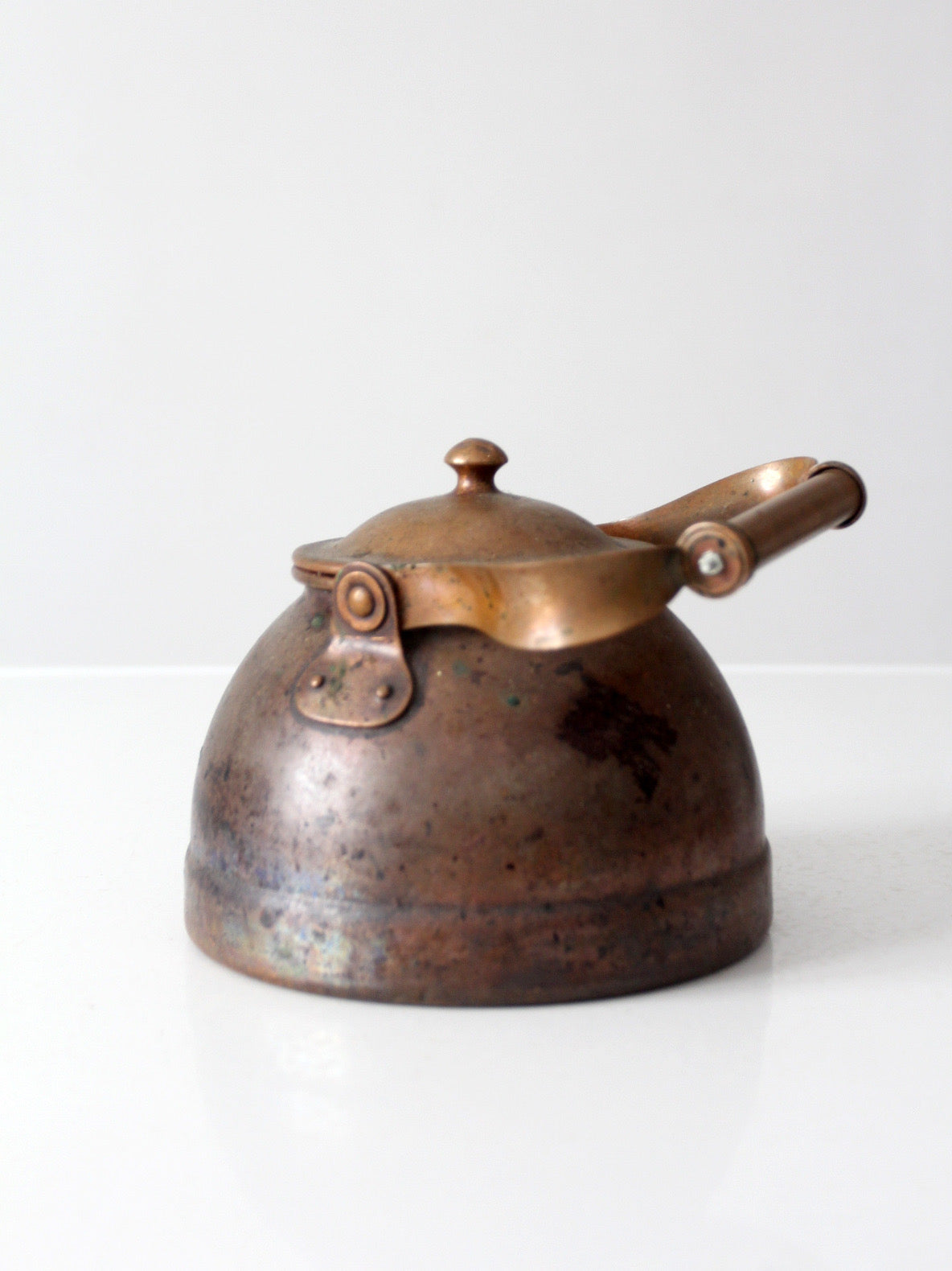 antique copper kettle