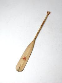 vintage Renegade Paddles wood canoe paddle