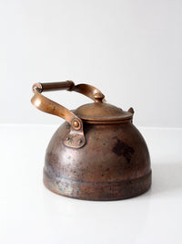 antique copper kettle