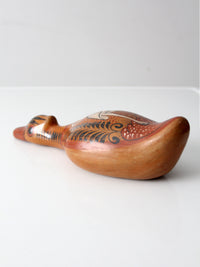 vintage Tonala duck | Mexican folk art pottery