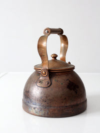 antique copper kettle