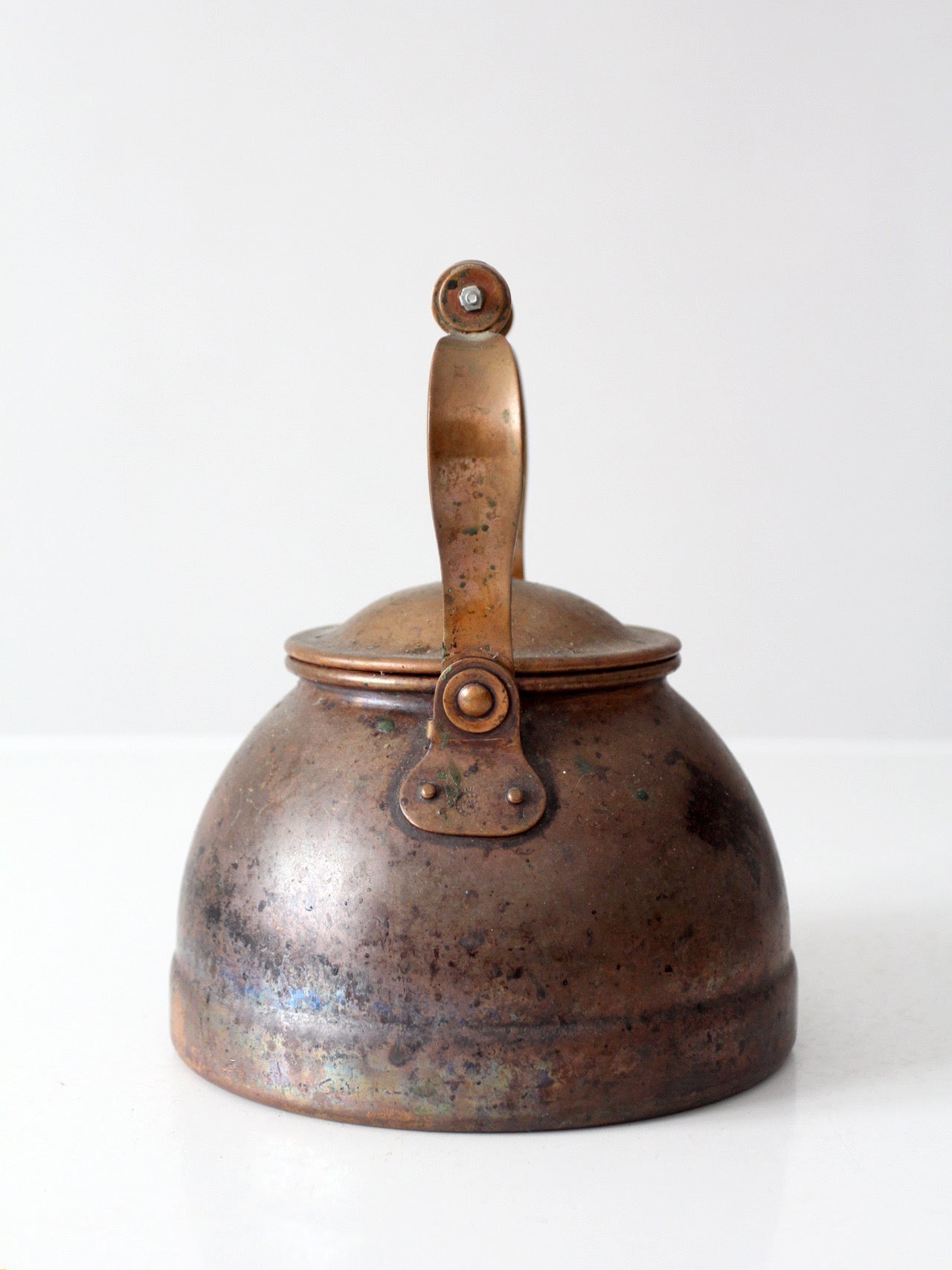 antique copper kettle