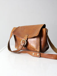 vintage leather hippie bag