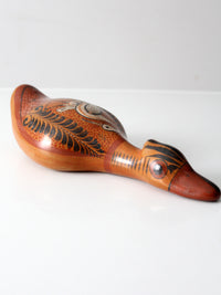 vintage Tonala duck | Mexican folk art pottery