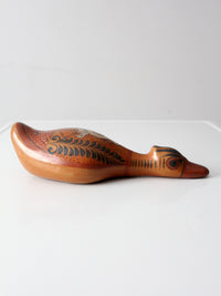 vintage Tonala duck | Mexican folk art pottery