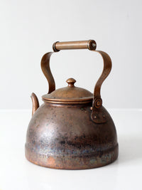 antique copper kettle