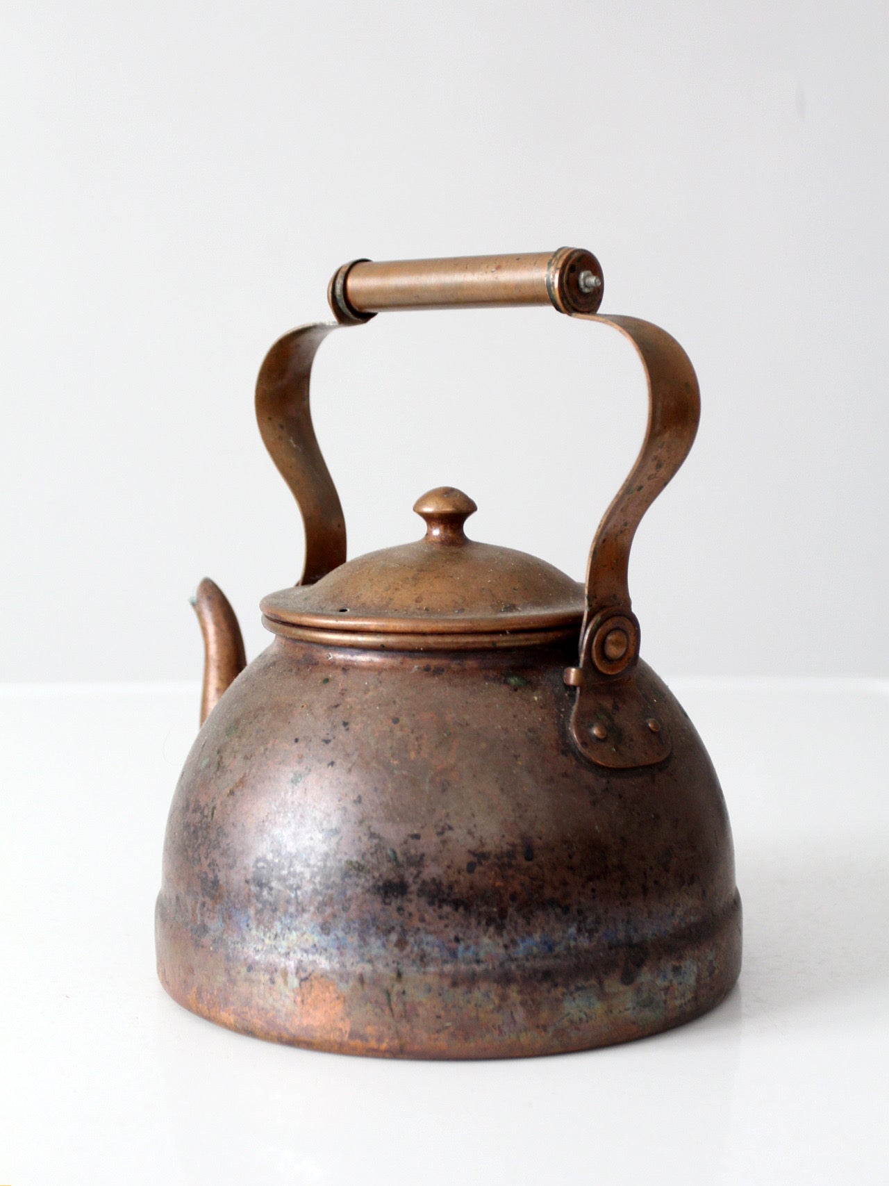 antique copper kettle
