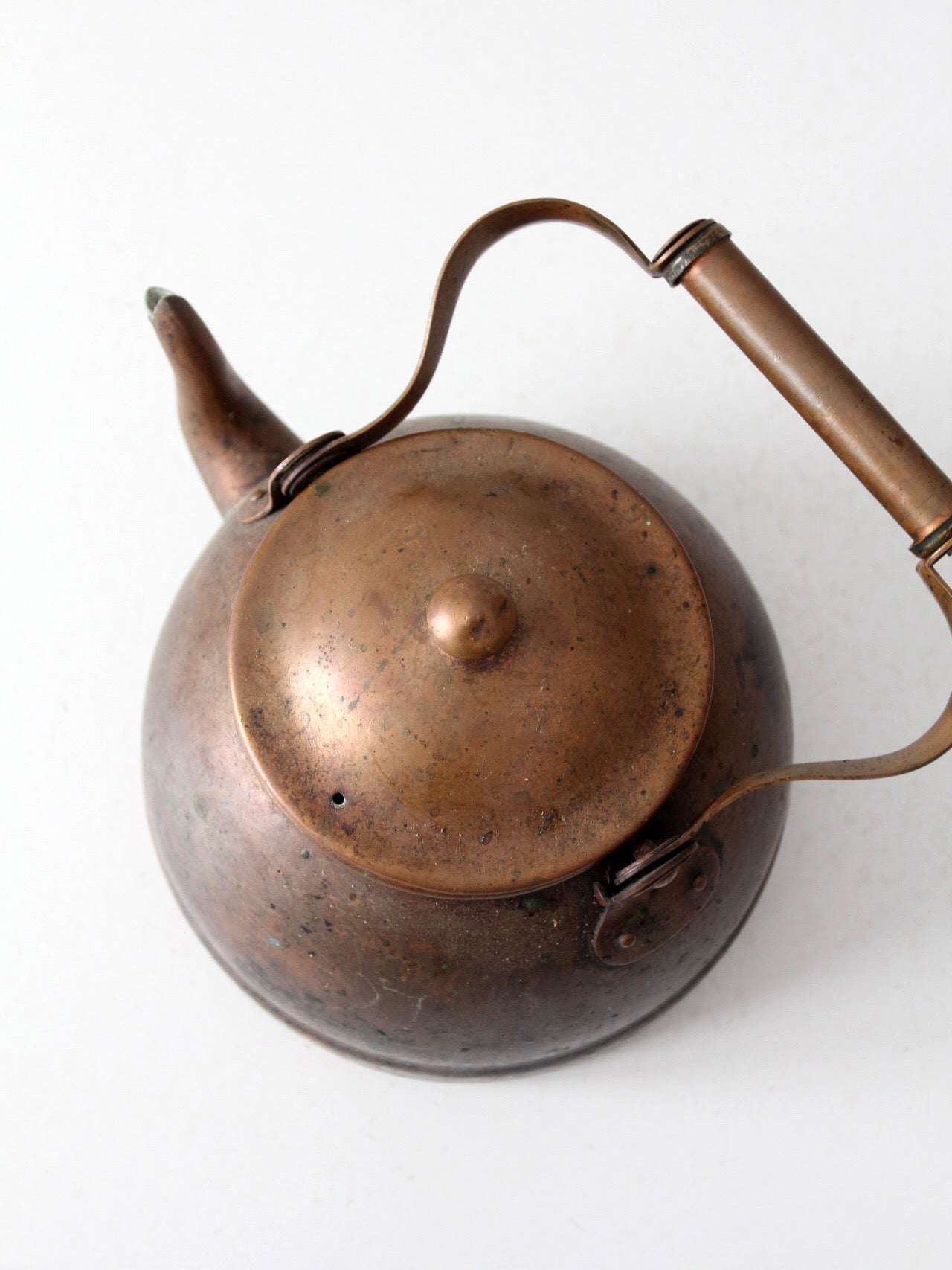 antique copper kettle
