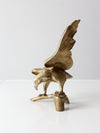 vintage brass eagle sculpture