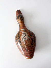 vintage Tonala duck | Mexican folk art pottery