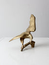 vintage brass eagle sculpture