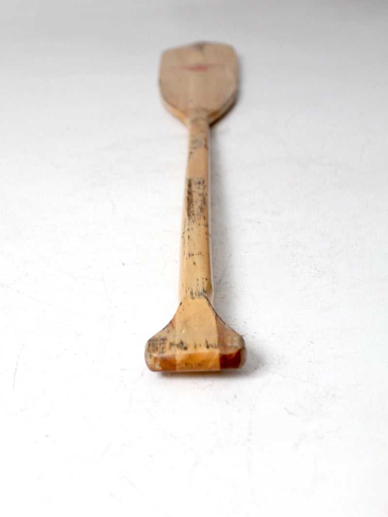 vintage Renegade Paddles wood canoe paddle
