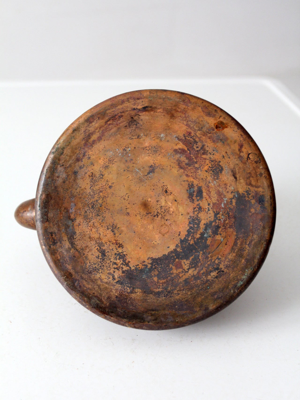 antique copper kettle