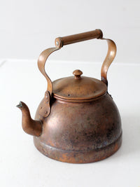 antique copper kettle