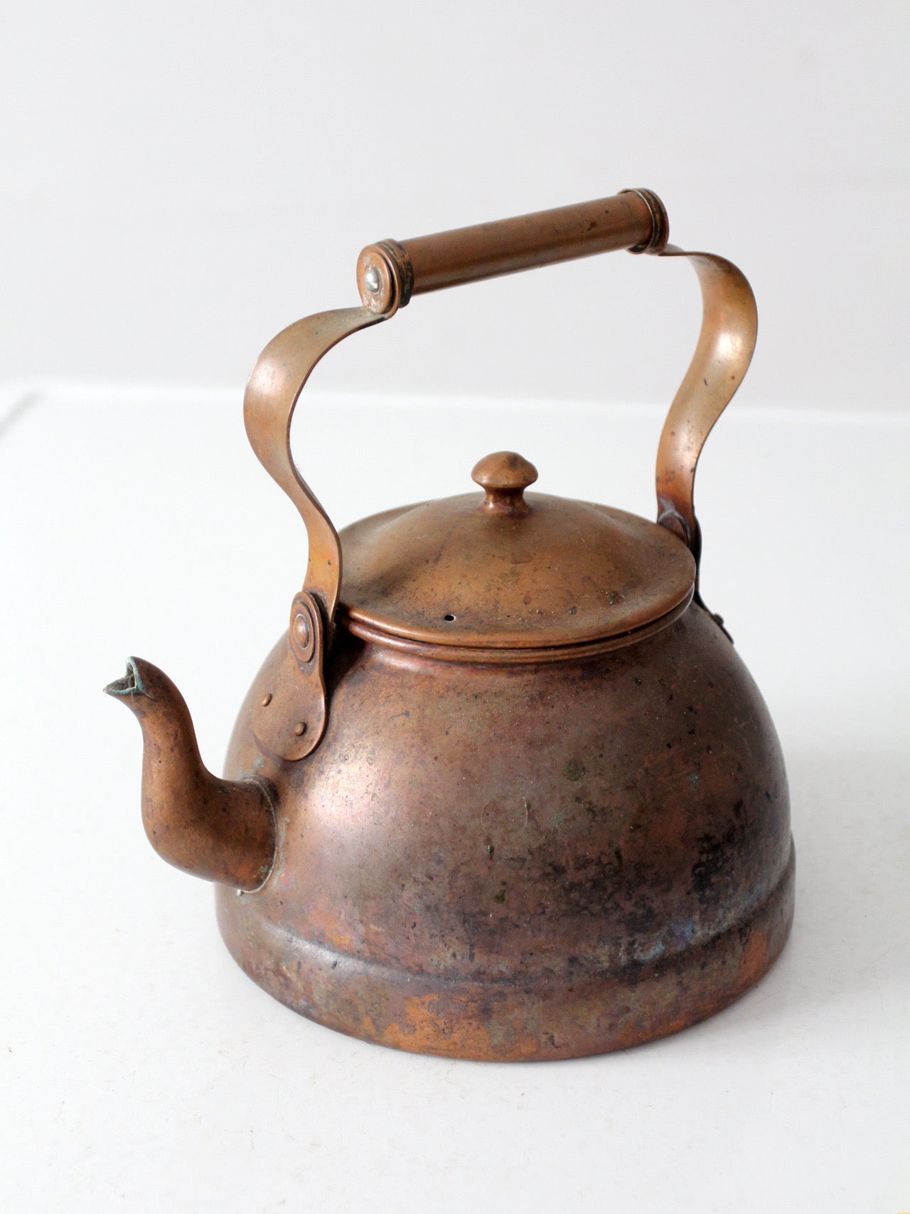 antique copper kettle