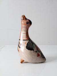 vintage Tonala bird | Mexican folk art pottery