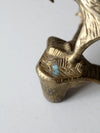 vintage brass eagle sculpture