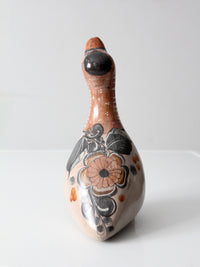 vintage Tonala bird | Mexican folk art pottery
