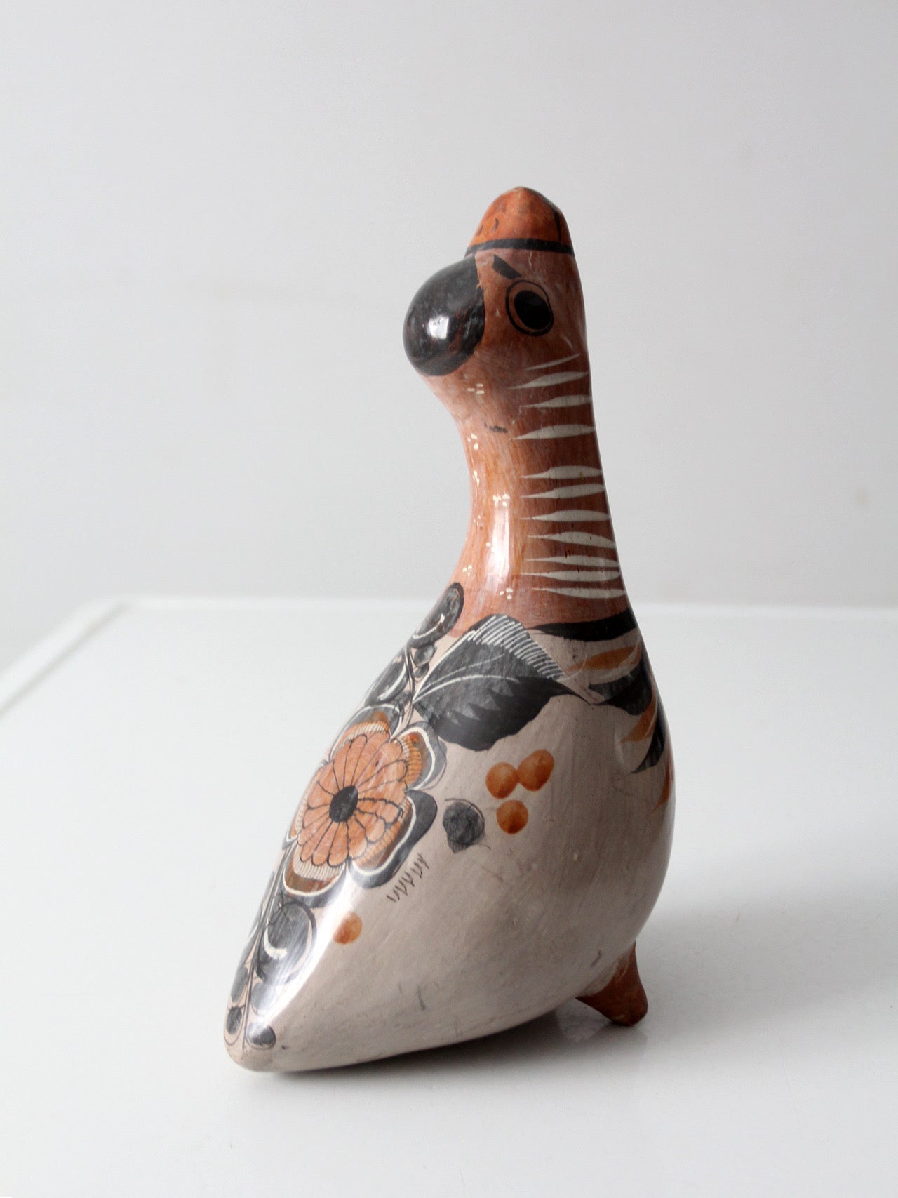 vintage Tonala bird | Mexican folk art pottery