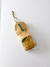 antique leather golf club headcovers with original packaging