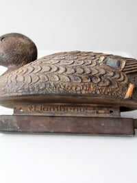 vintage Flambeau mallard duck decoy