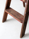 vintage wooden step ladder