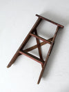 vintage wooden step ladder