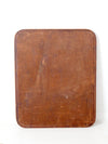 antique beveled glass wood frame mirror