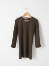 vintage Etoile Isabel Marant knit dress brown mini sweater