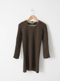 vintage Etoile Isabel Marant knit dress brown mini sweater
